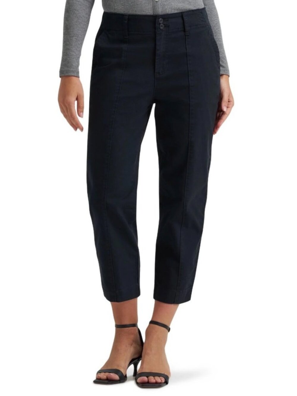 NWT - Lee Mid Rise Unionall 23-inch Capri Pants - Black - Sizes 8, 10, and 12